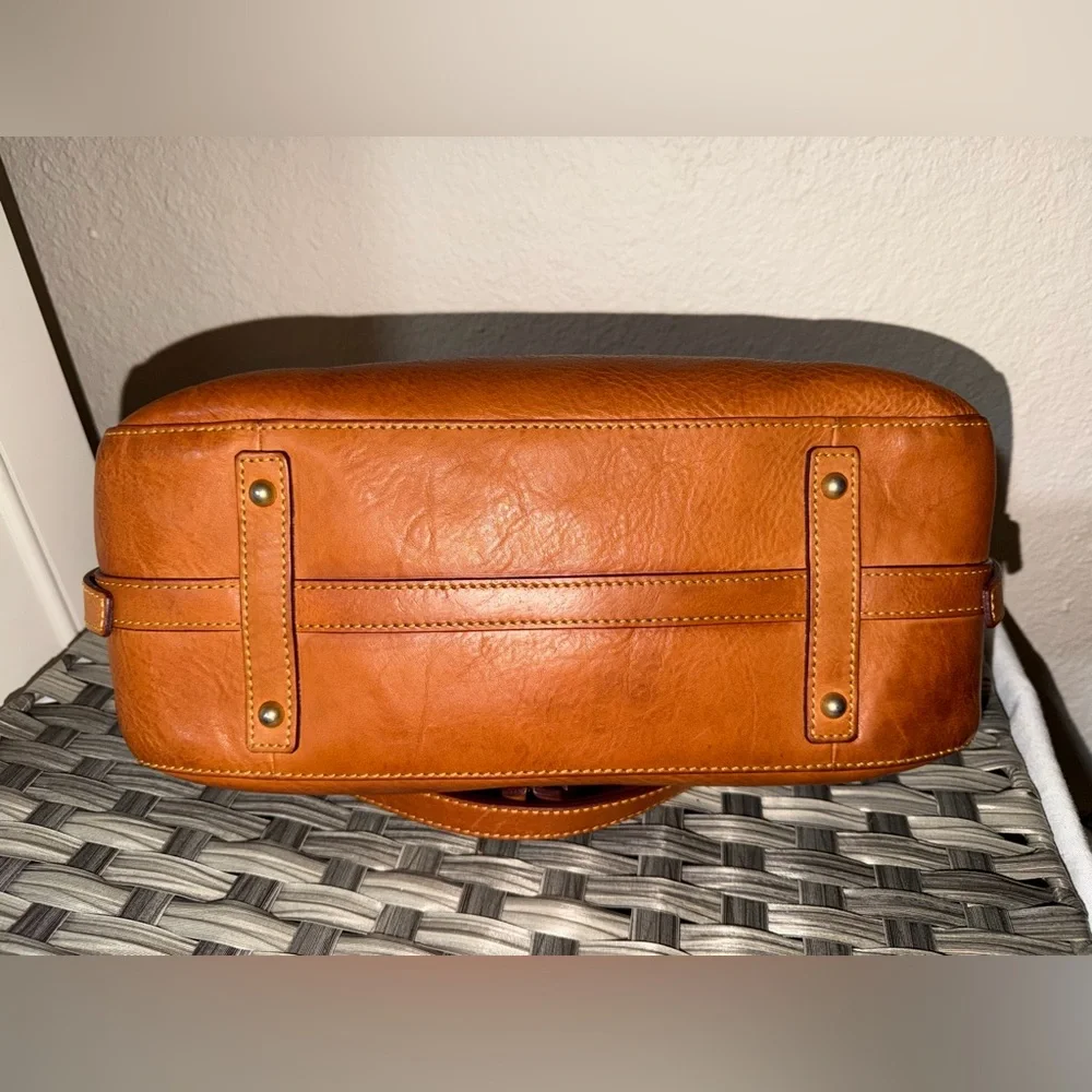 Dooney & Bourke Florentine Leather Medium Zip Hobo Shoulder Bag - Picture 9 of 16